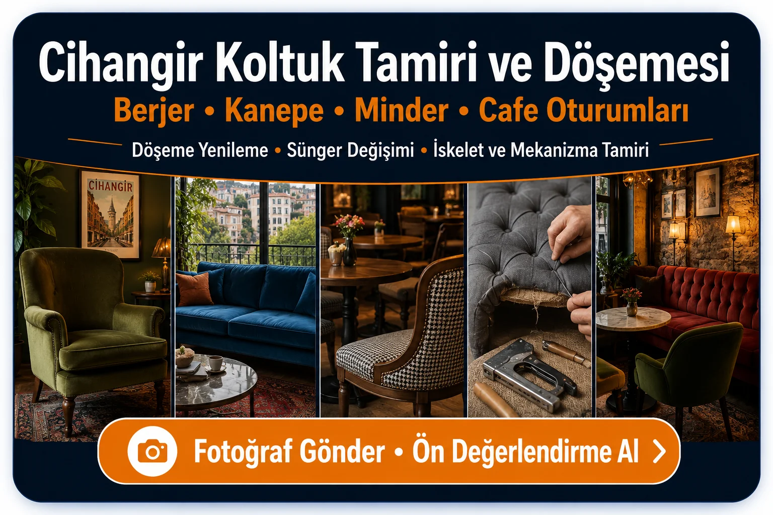 cihangir koltuk tamiri ve döşemesi