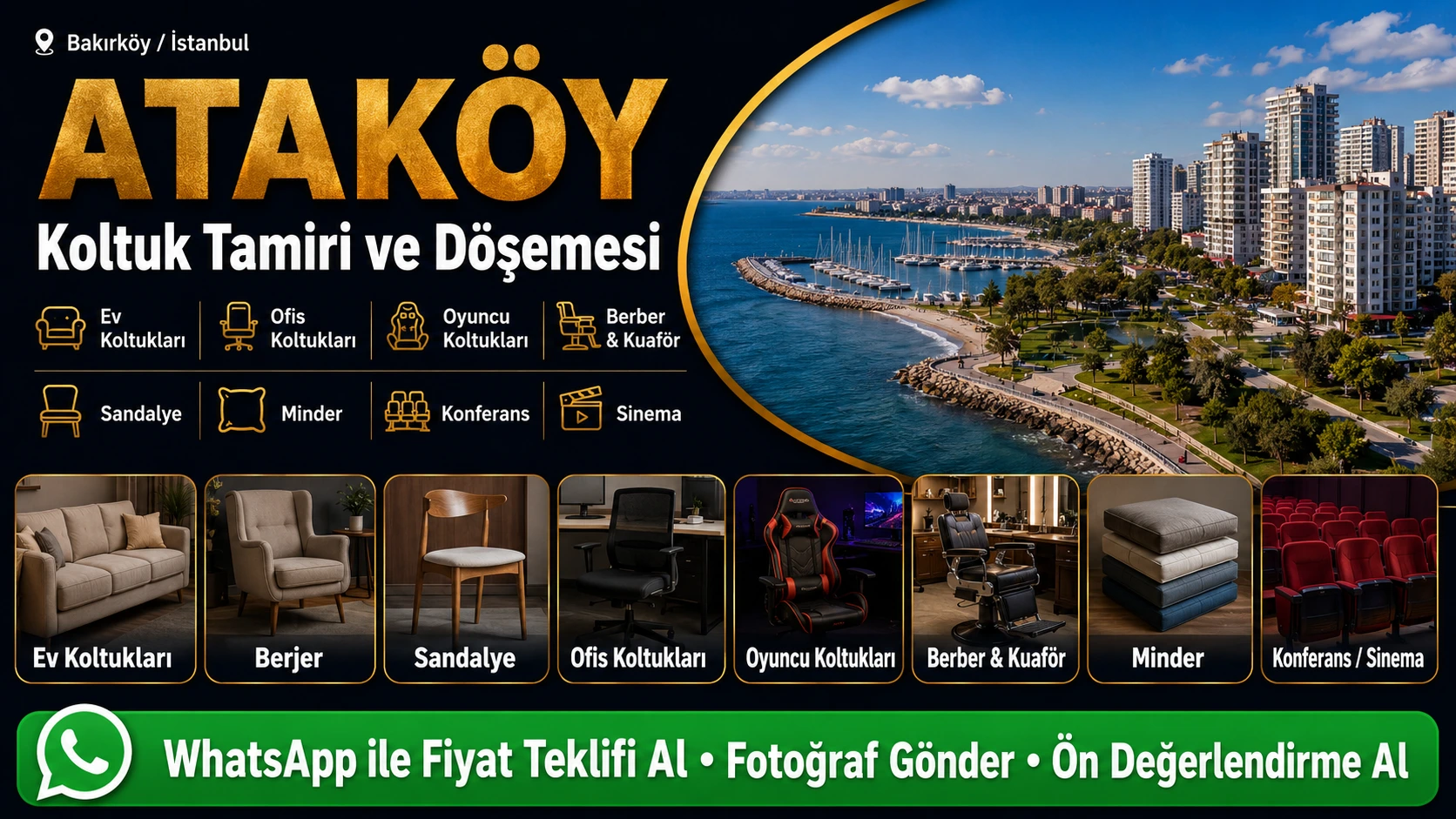 Ataköy Koltuk Tamiri ve Döşemesi