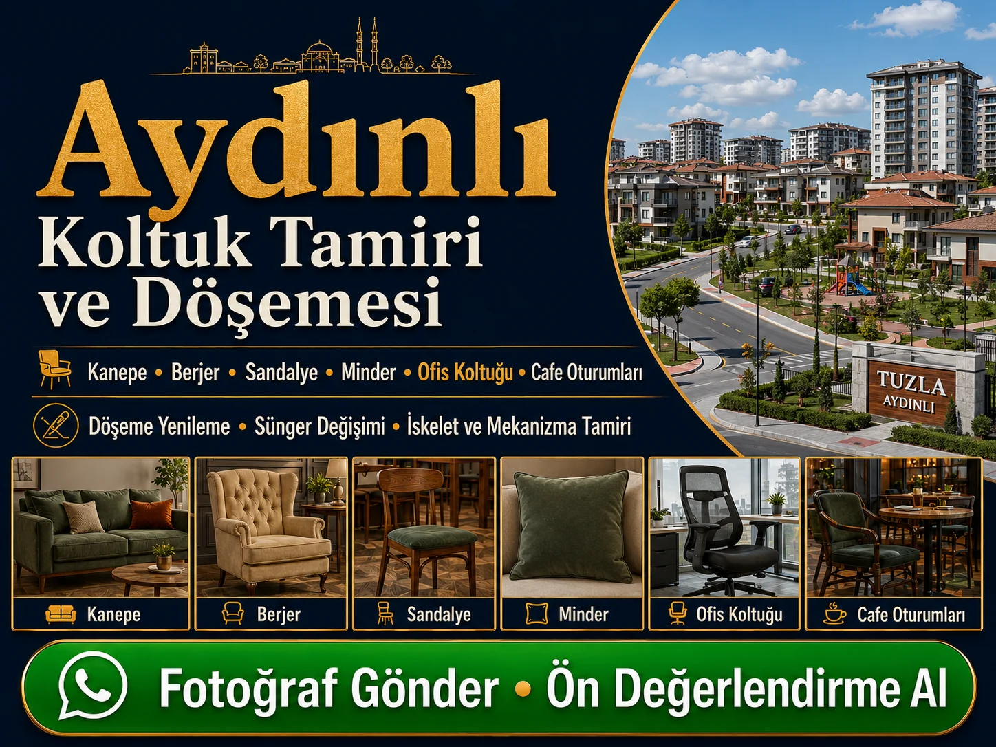 Aydınlı Koltuk Tamiri ve Döşemesi