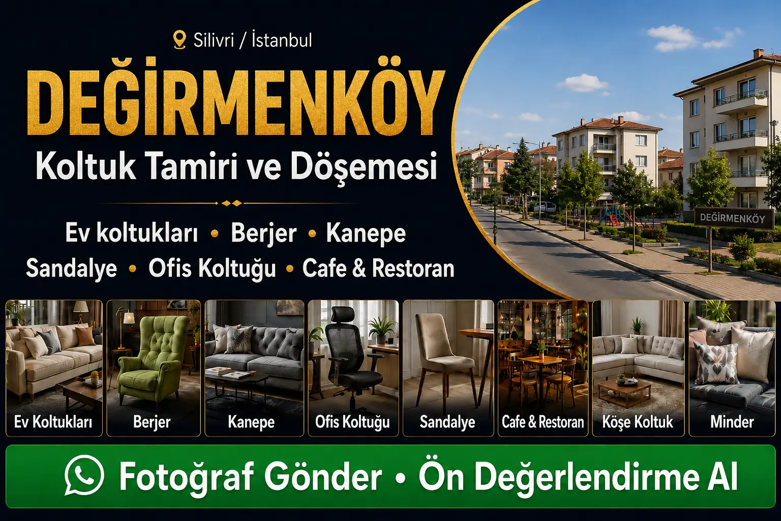Değirmenköy Koltuk Tamiri ve Döşemesi