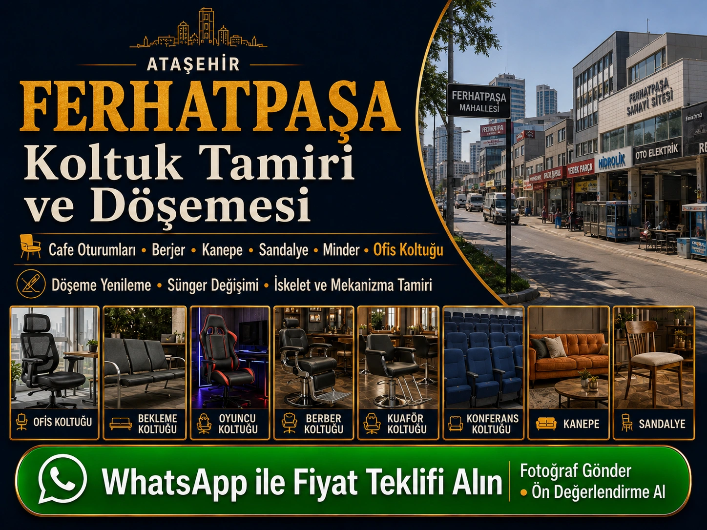 Ferhatpaşa Koltuk Tamiri ve Döşemesi