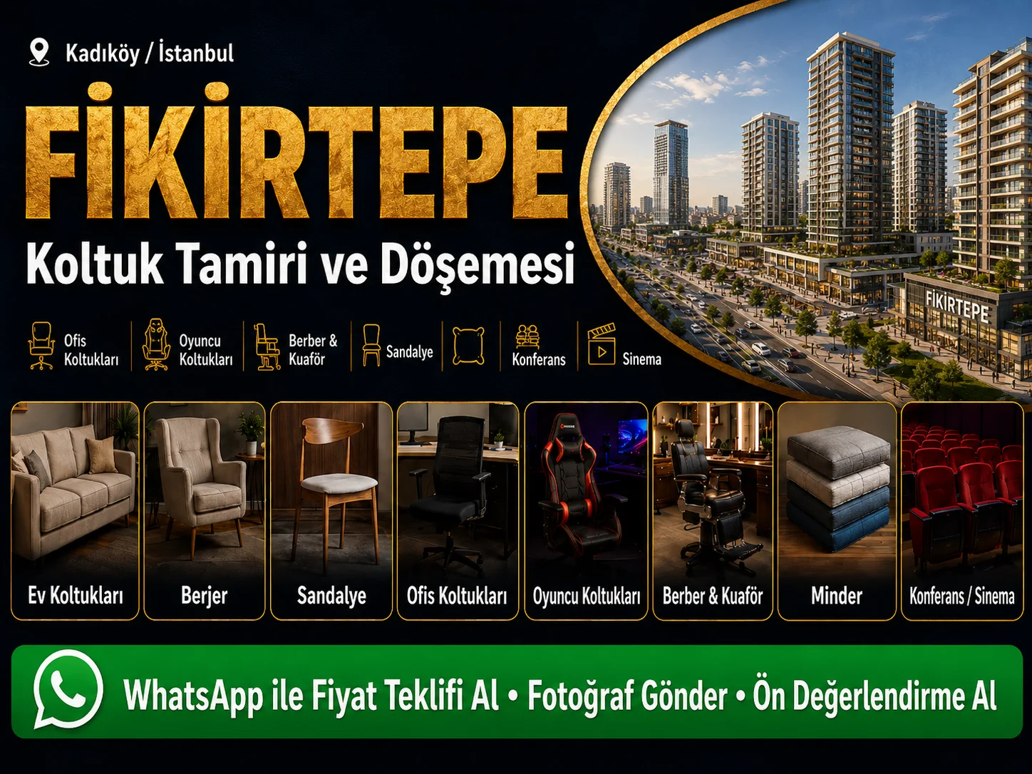Fikirtepe Koltuk Tamiri ve Döşemesi