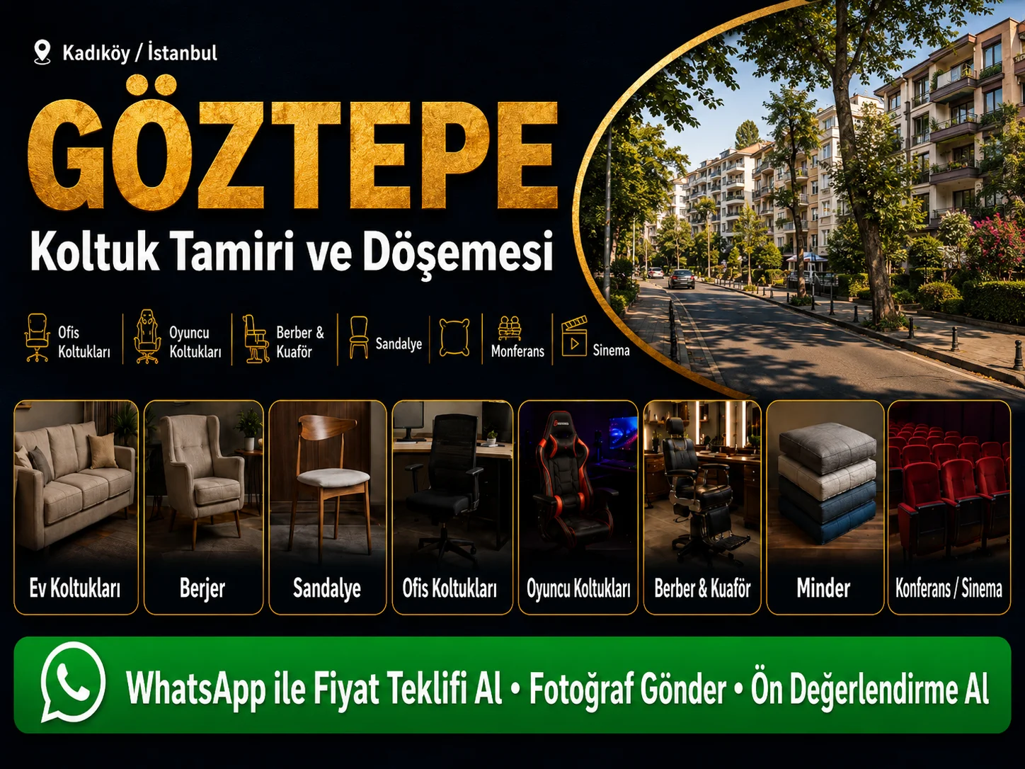 Göztepe Koltuk Tamiri ve Döşemesi