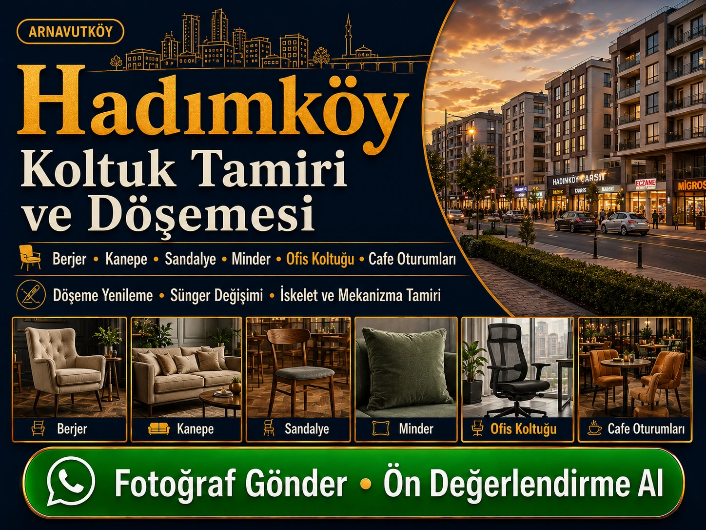 Hadımköy Koltuk Tamiri ve Döşemesi