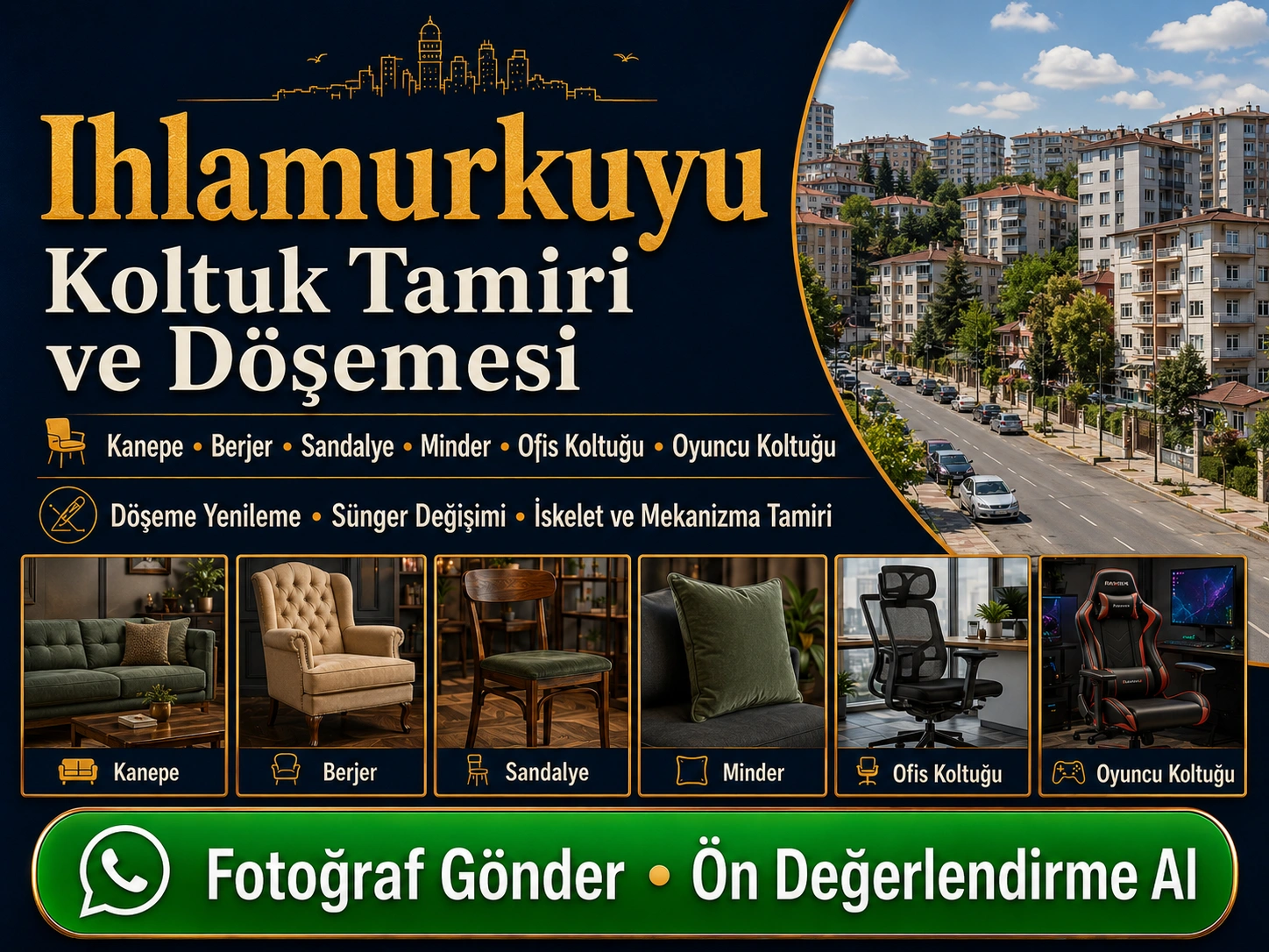 Ihlamurkuyu Koltuk Tamiri ve Döşemesi
