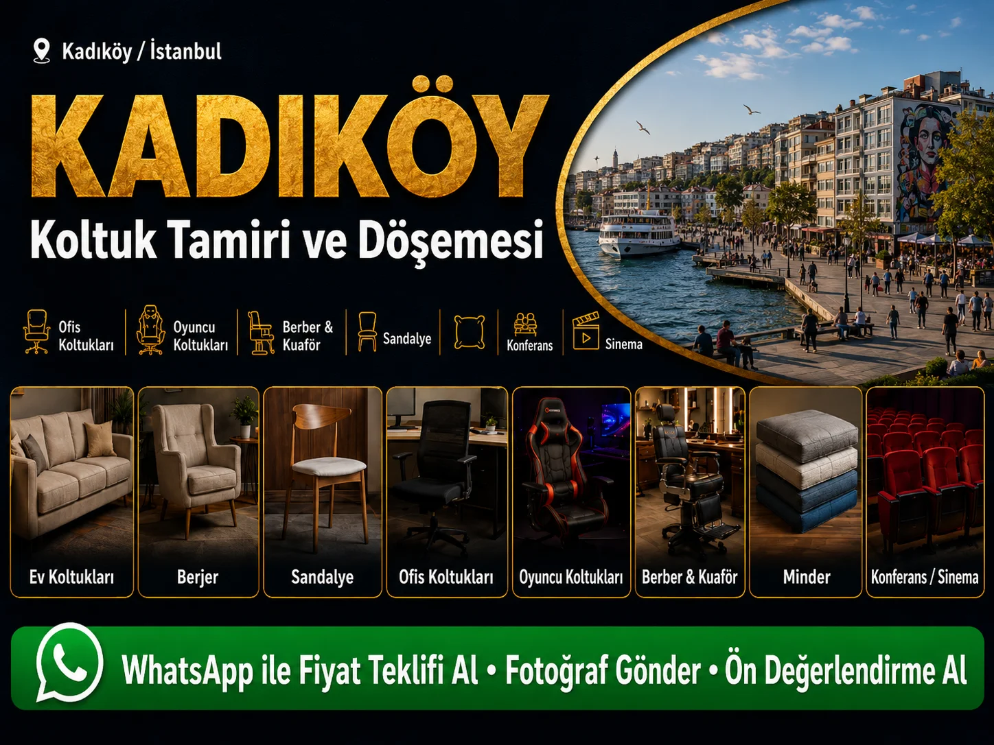 Kadıköy Koltuk Tamiri ve Döşemesi