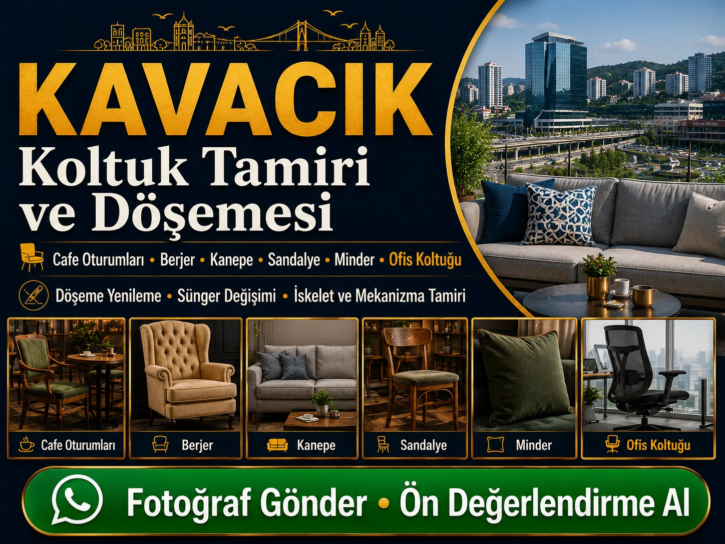 Kavacık Koltuk Tamiri ve Döşemesi
