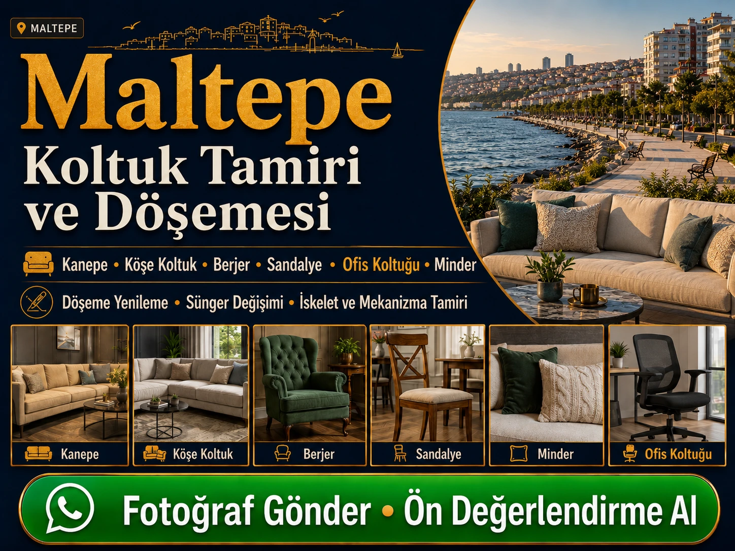 Maltepe Koltuk Tamiri ve Döşemesi