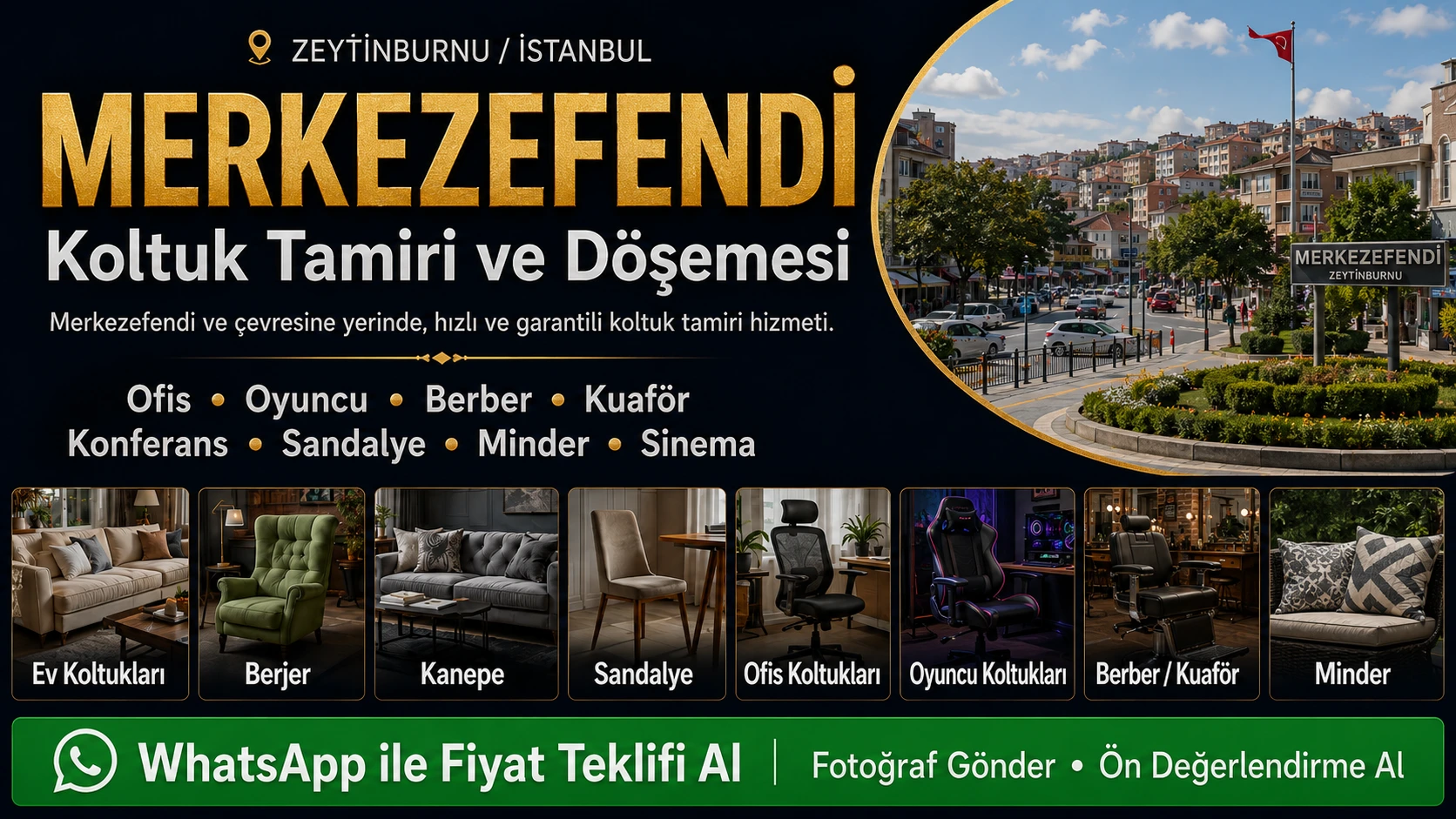 Merkezefendi Koltuk Tamiri ve Döşemesi