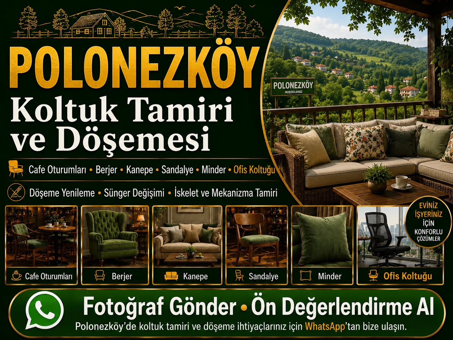 Polonezköy Koltuk Tamiri ve Döşemesi