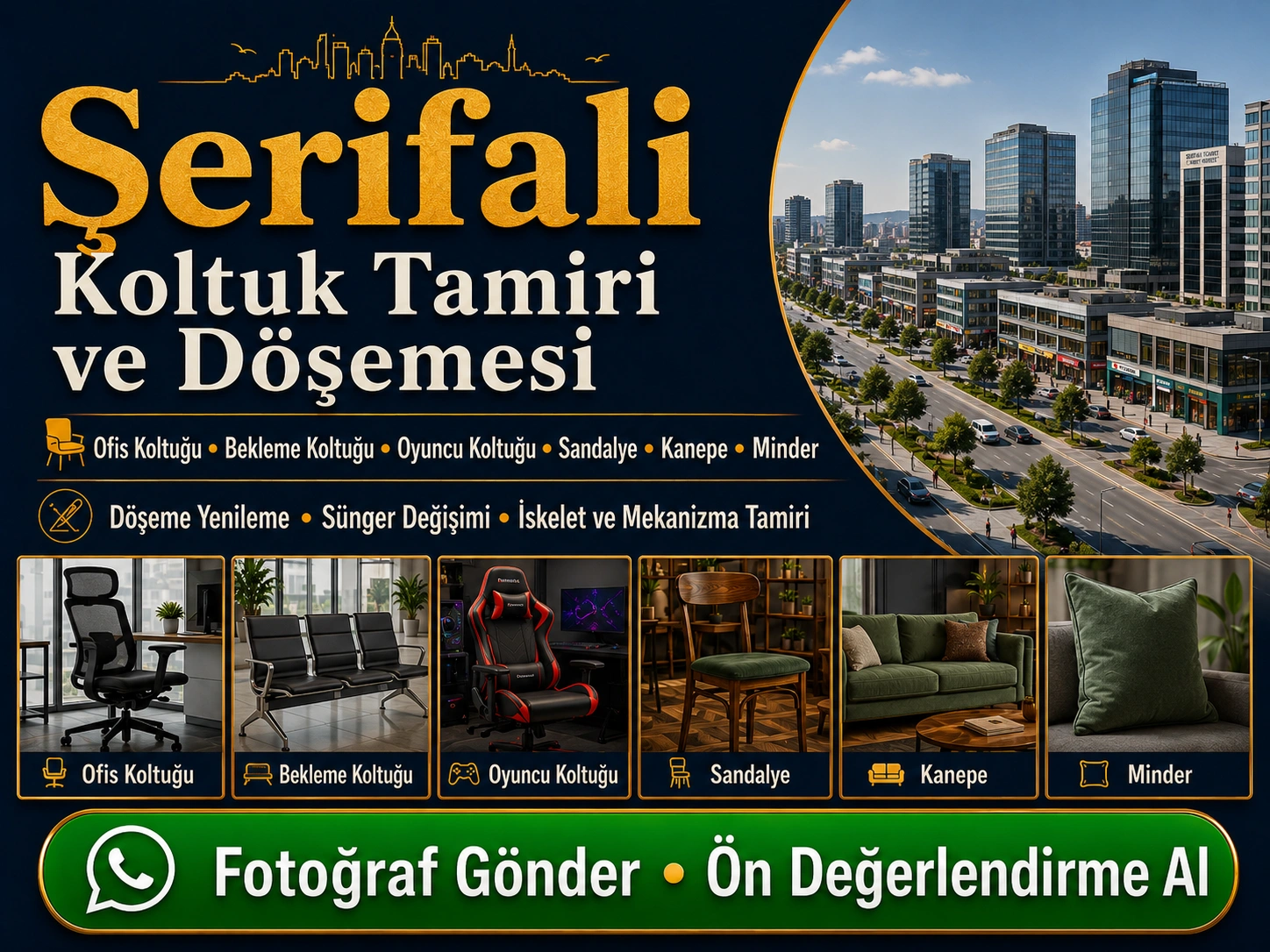 Şerifali Koltuk Tamiri ve Döşemesi