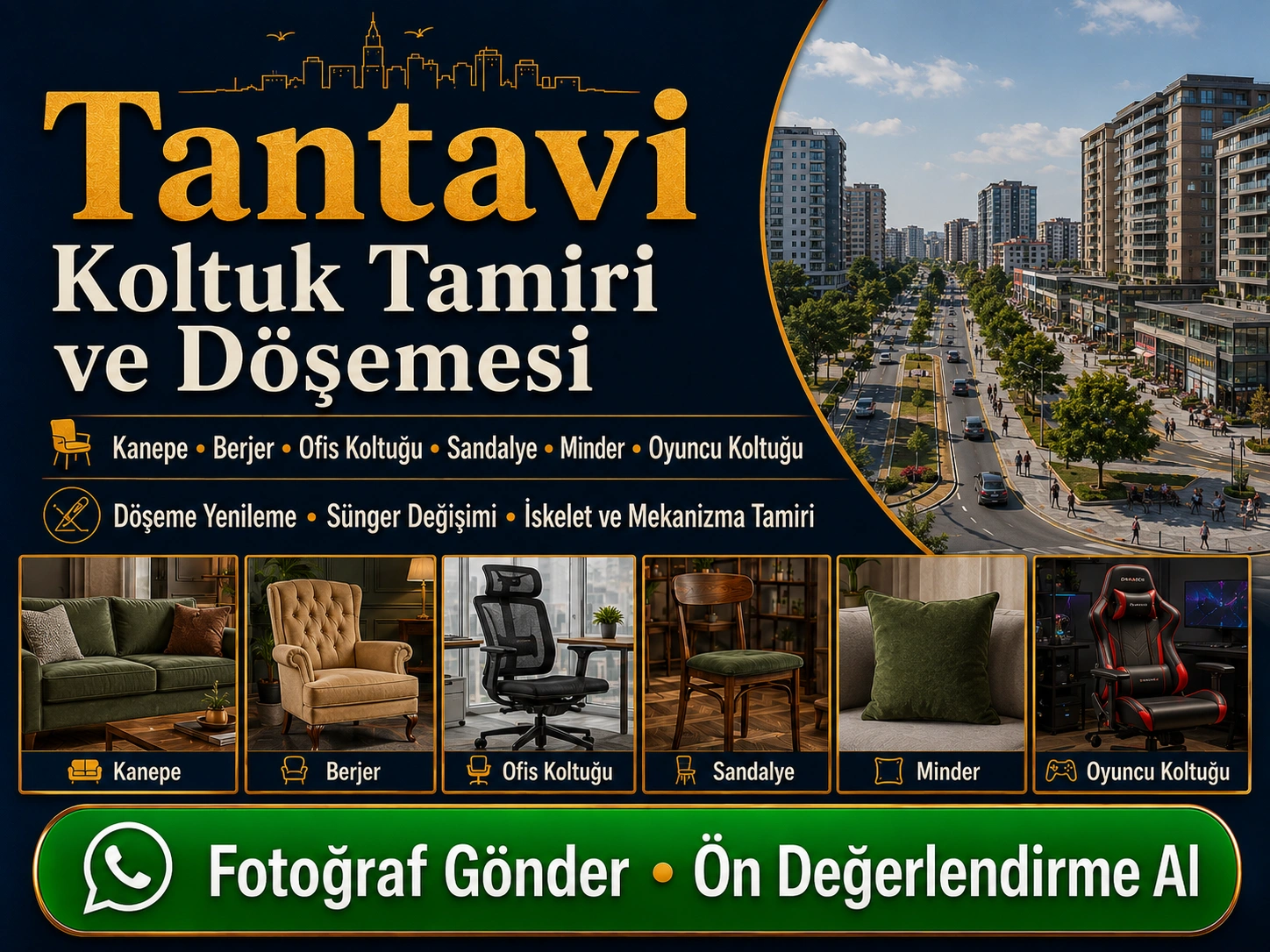 Tantavi Koltuk Tamiri ve Döşemesi