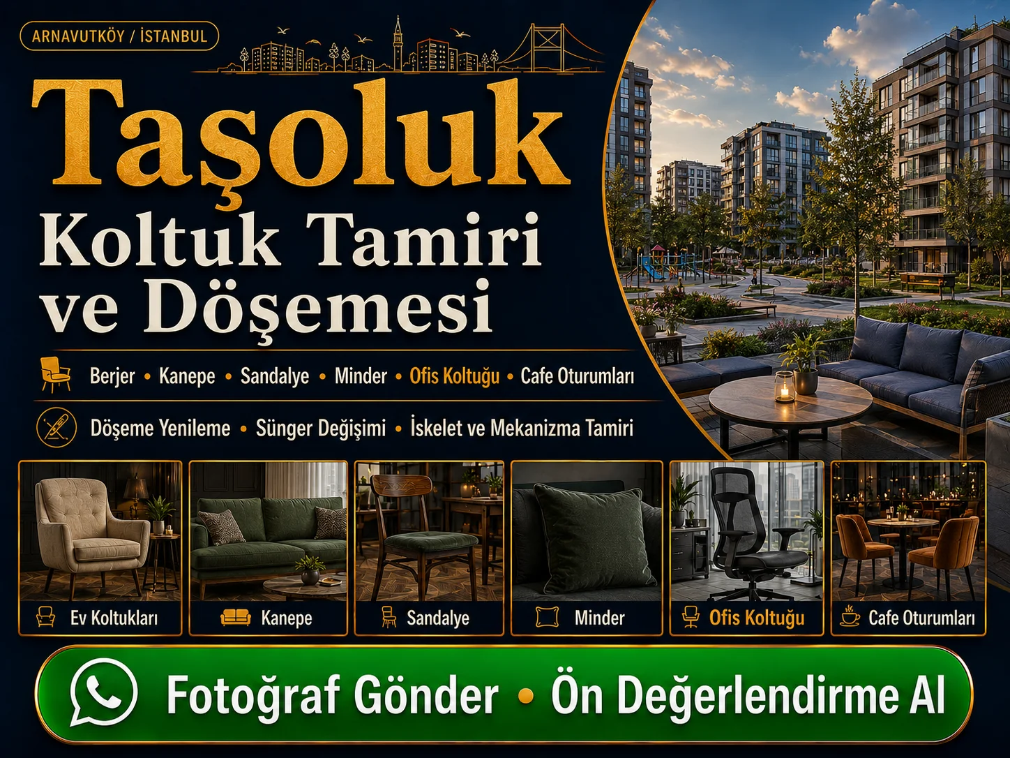 taşoluk koltuk tamiri ve döşemesi