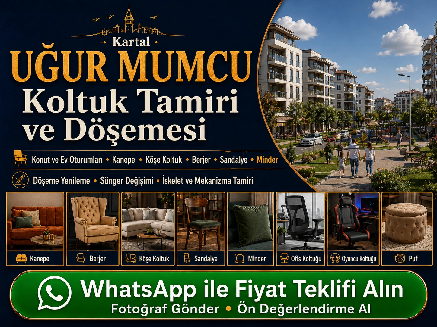 Uğur Mumcu Koltuk Tamiri ve Döşemesi