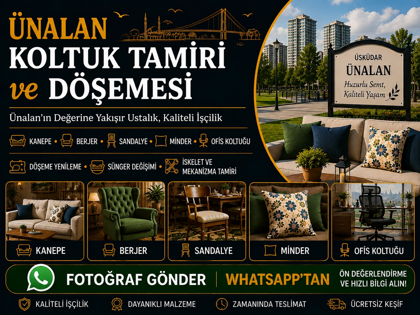 Ünalan Koltuk Tamiri ve Döşemesi
