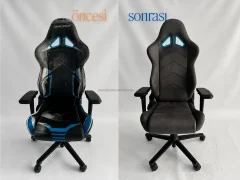 dxracer oyuncu koltuğu kumaş kaplama öncesi sonrası