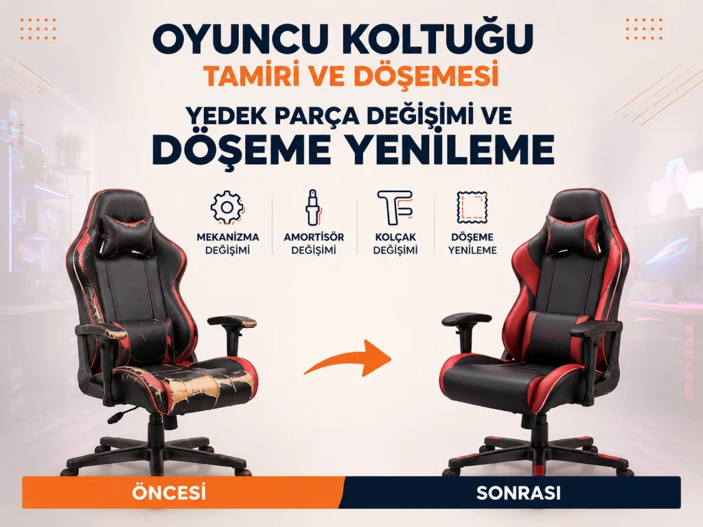 Oyuncu Koltuğu Tamiri kartvizit