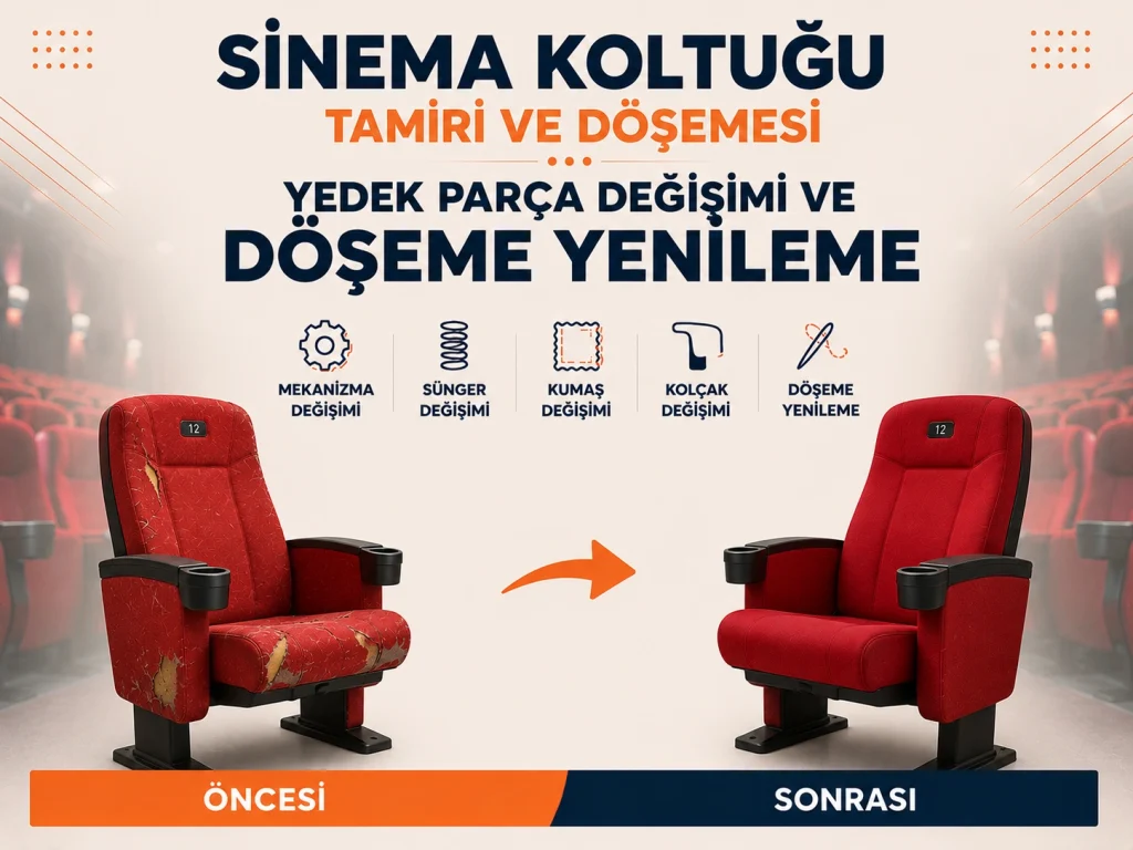 Sinema Koltuğu Tamiri kartvizit